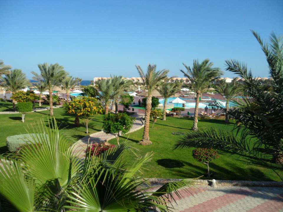 Schöne Gartenanlage Three Corners Sea Beach Resort