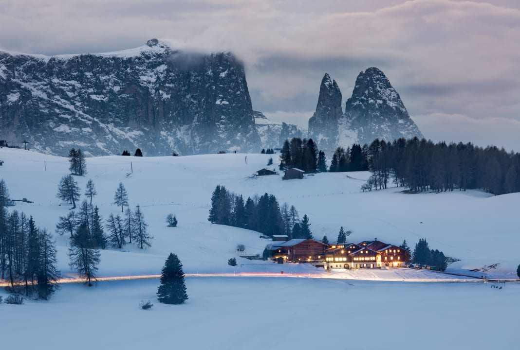 Außenansicht Hotel Ritsch Seiser Alm