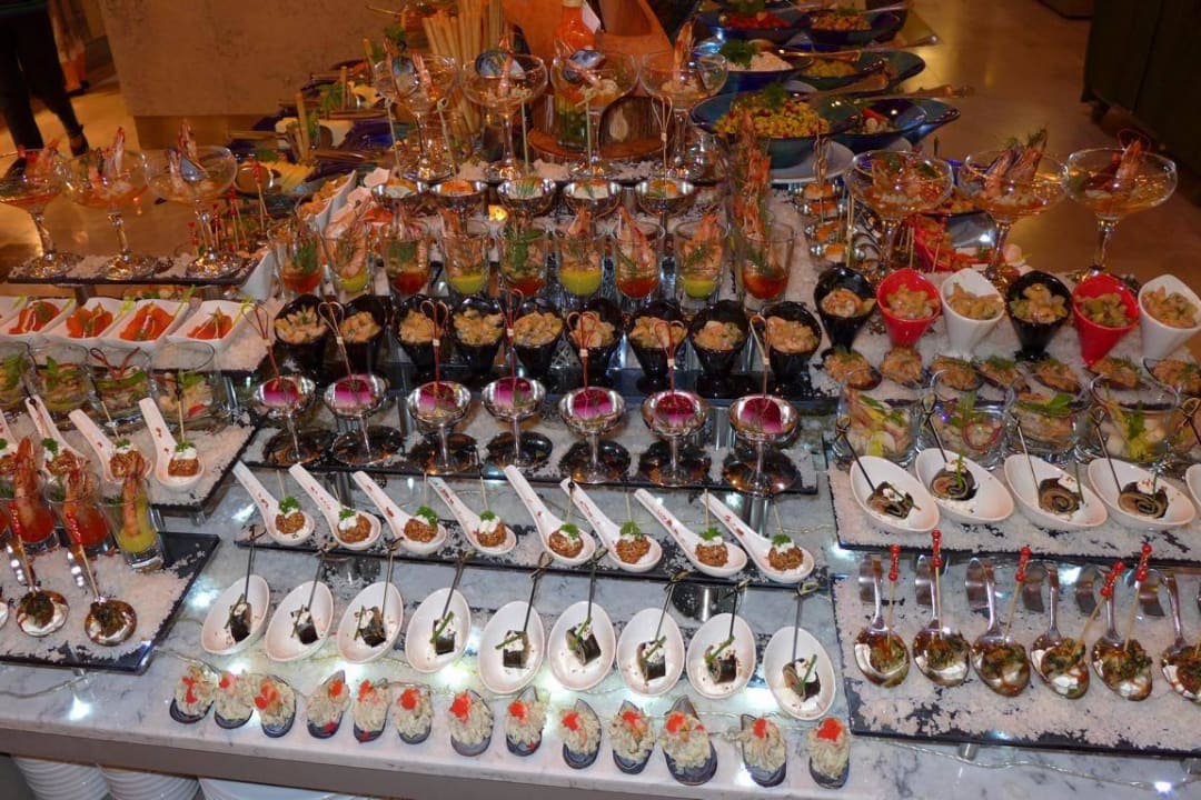 Kleiner Teil des Spezialitätenbuffets Acanthus Cennet Barut Collection