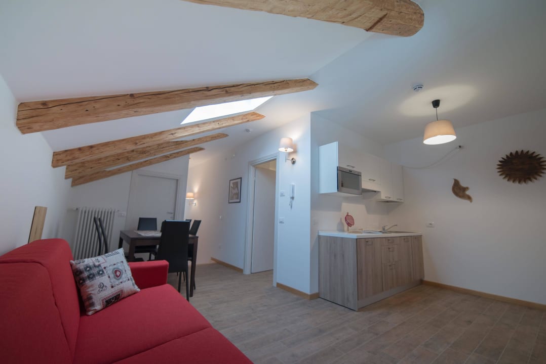 Il nostro soggiorno con cucina attrezzata Residence Cavanis Wellness & Spa