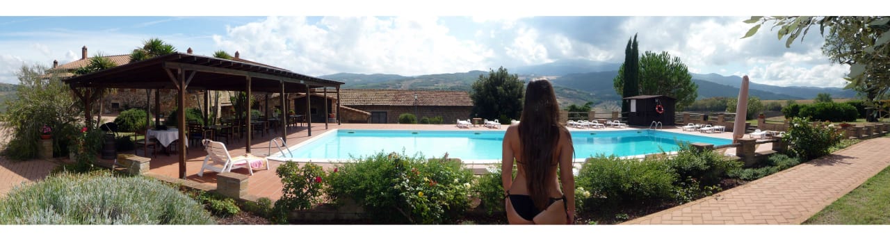 Vista sul monte Amiata Agriturismo Podere del Vescovo