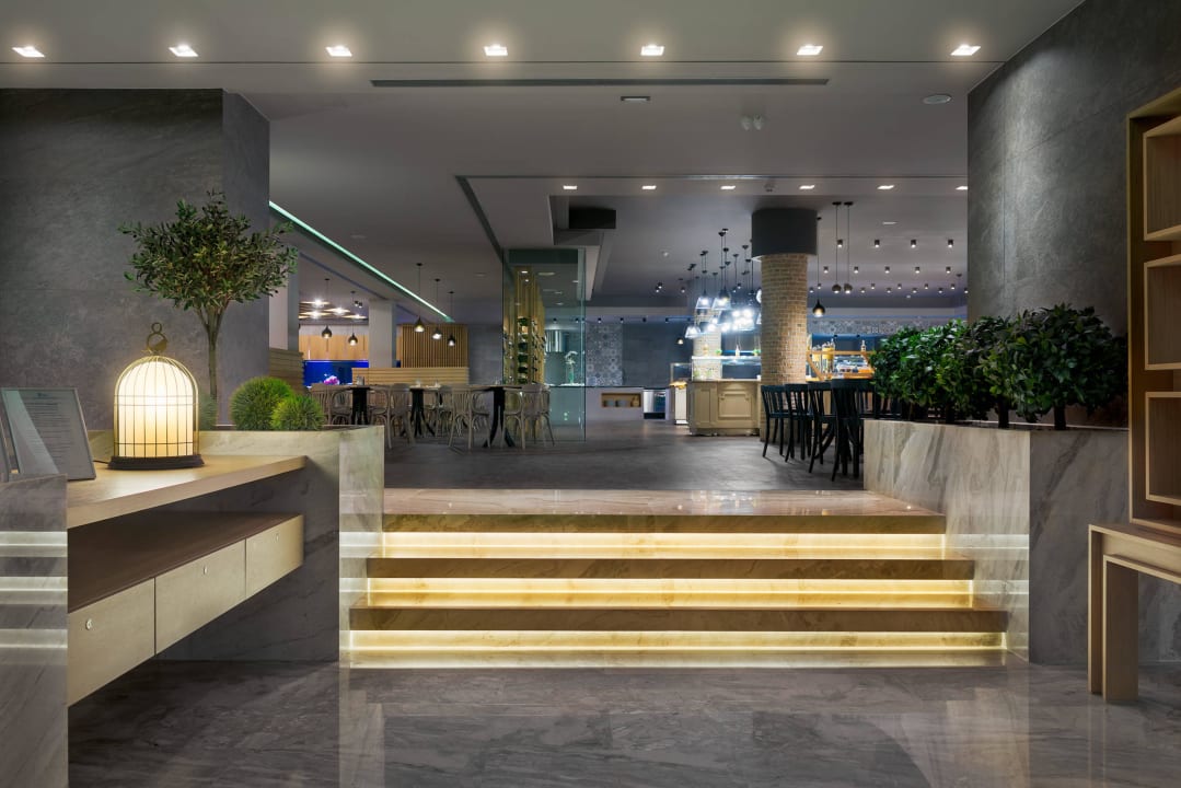 Thalassa Main Restaurant Entrance alltoura Club Hotel Porto Angeli Beach Resort