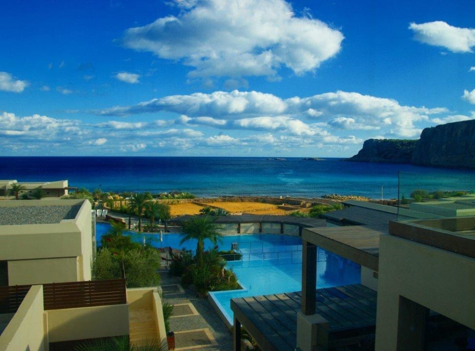 Blick aus der Lobby zum Strand Aquagrand Artistic Luxury Beach Resort - Adults only