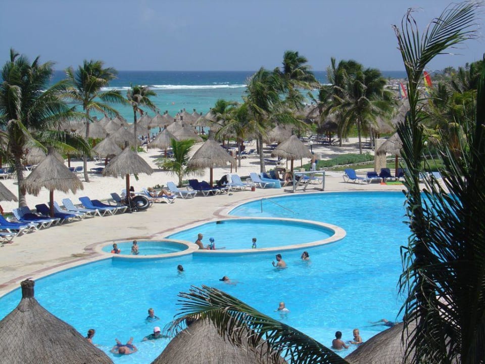 Aussicht aus unserem Zimmer Bahia Principe Grand Tulum