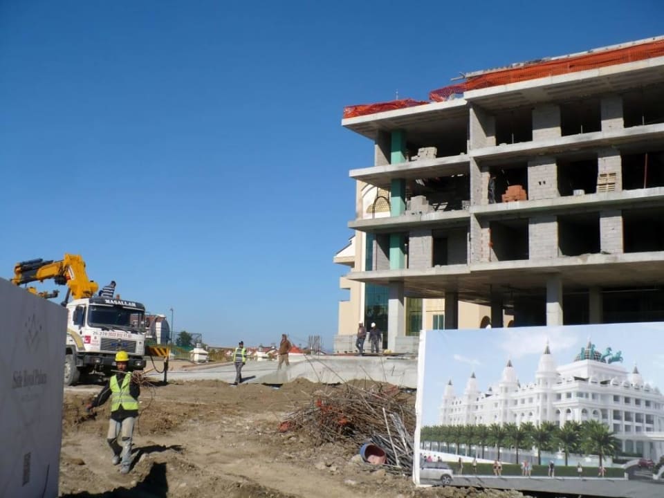 So 3.1.2016 Side Royal Palace Baufortschritt 4/10 Side Royal Palace Hotel & Spa