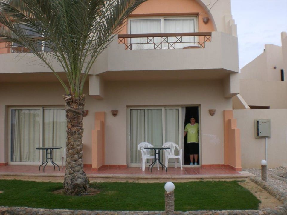 Unsere Terrasse Three Corners Sea Beach Resort