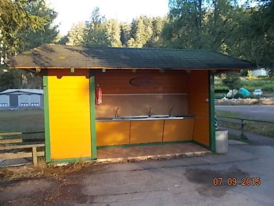 Waschplatz Naturcamping Weiherhof