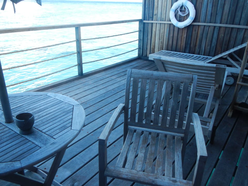 Terrasse - Watervilla NH Collection Maldives Reethi Resort