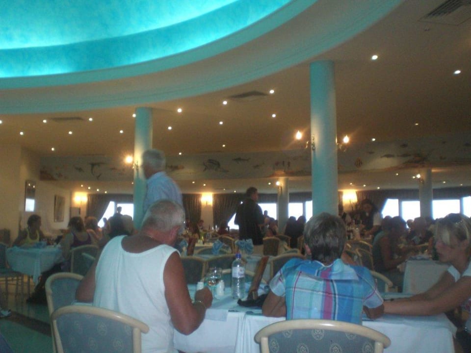 Blick ins Restaurant Hotel Kalithea Mare Palace