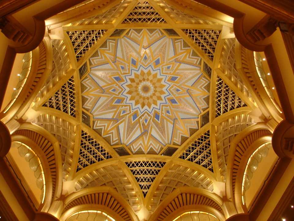 Kuppel über der Lobby Emirates Palace Mandarin Oriental