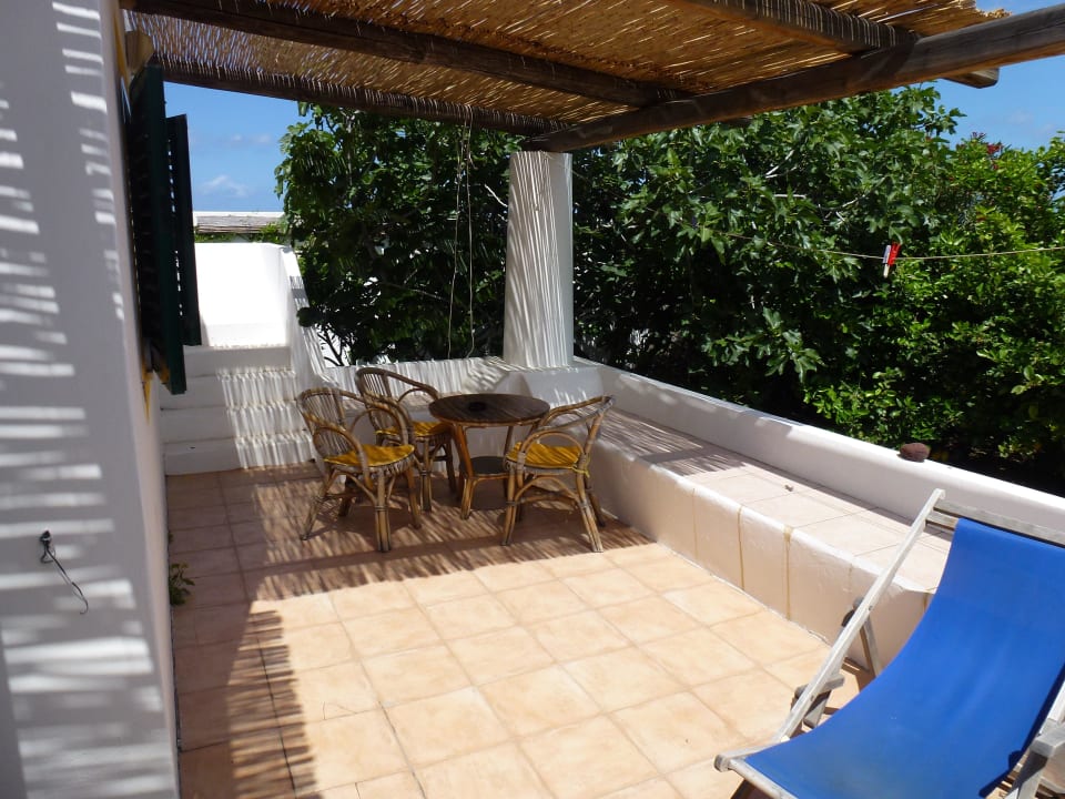 Wirklich riesige Terrasse Albergo Brasile Guesthouse