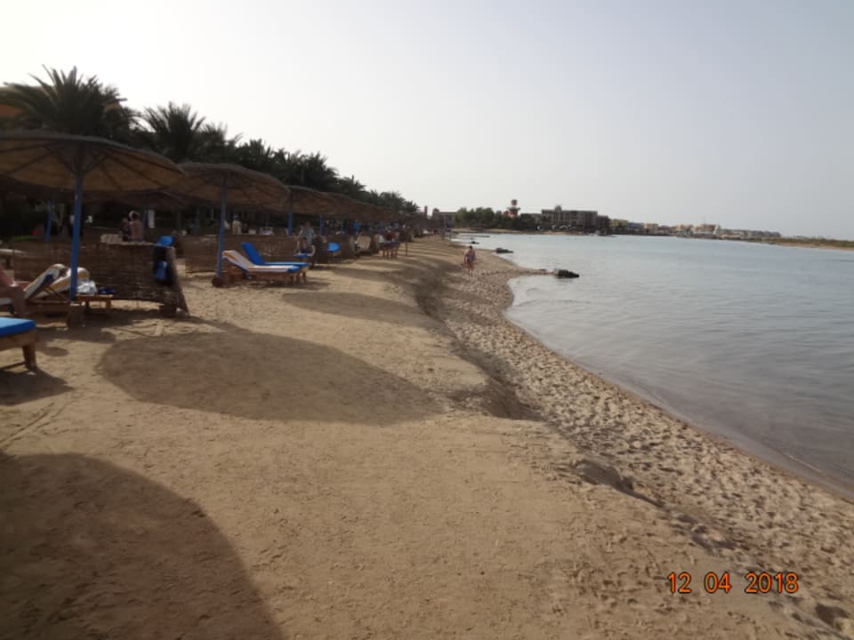 Der hoteleigene Strand. Sheraton Miramar Resort El Gouna