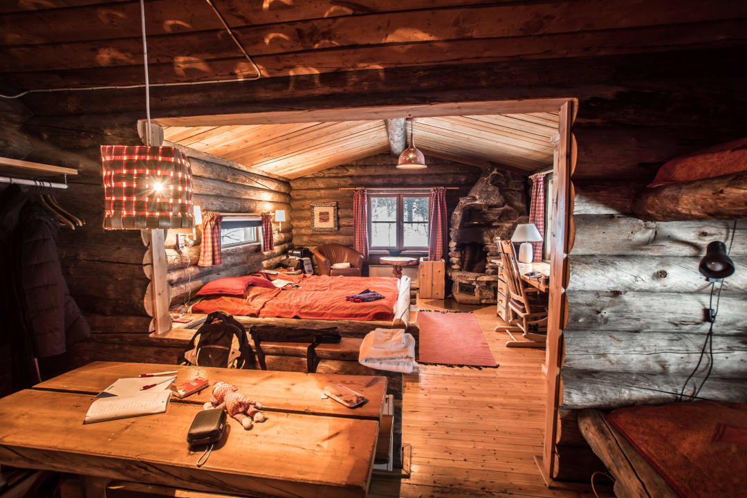 Im Blockhaus Hotel Igloo Village Kakslauttanen