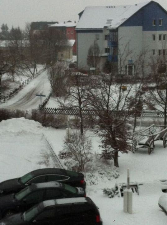 Blick aus dem Fenster Rennsteighotel Herrnberger Hof