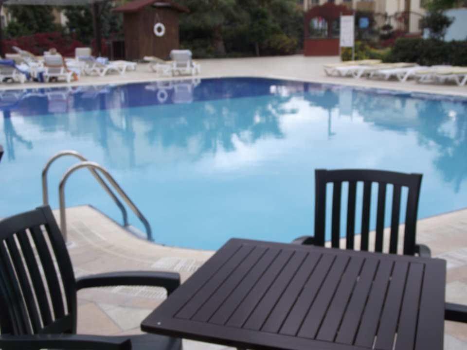 Oberer Pool, Blick von Poolbar Hotel Sultan of Side