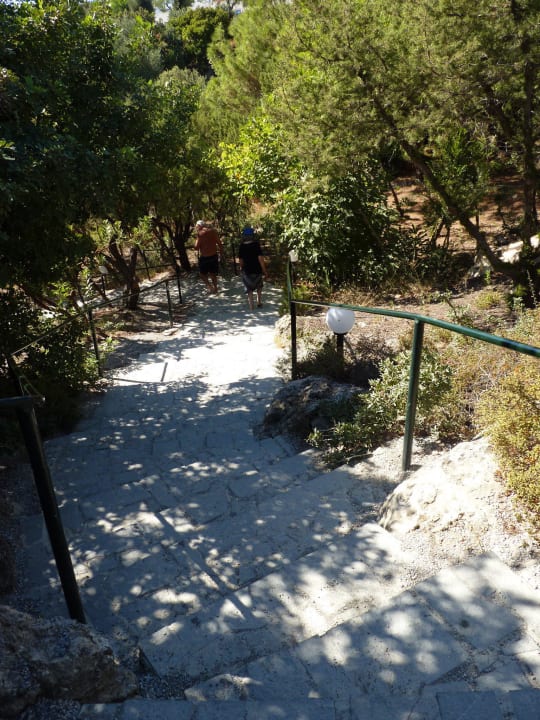 Weg zum Strand Rodos Princess Beach Hotel & Spa