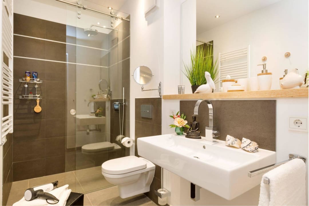 PM19 Badezimmer 2 Apartments Parkvilla Mathilde by Callsen