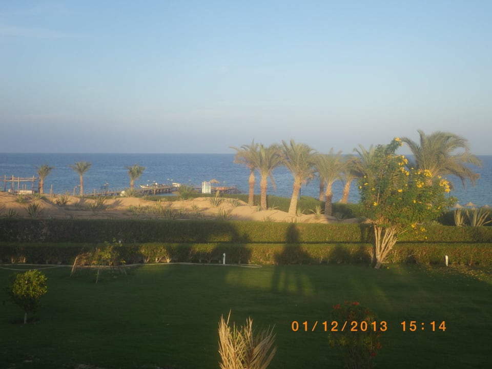 Von Gazebobar Richtung Meer Fantazia Resort Marsa Alam