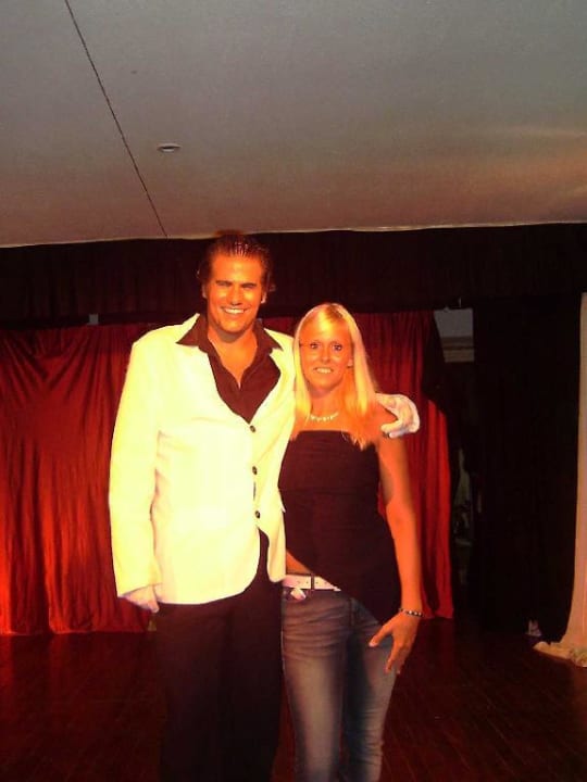 Dani ,und Marc der Teamchef Akrathos Beach Hotel