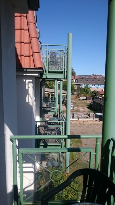 Ausblick Aparthotel Tropenhaus Bansin