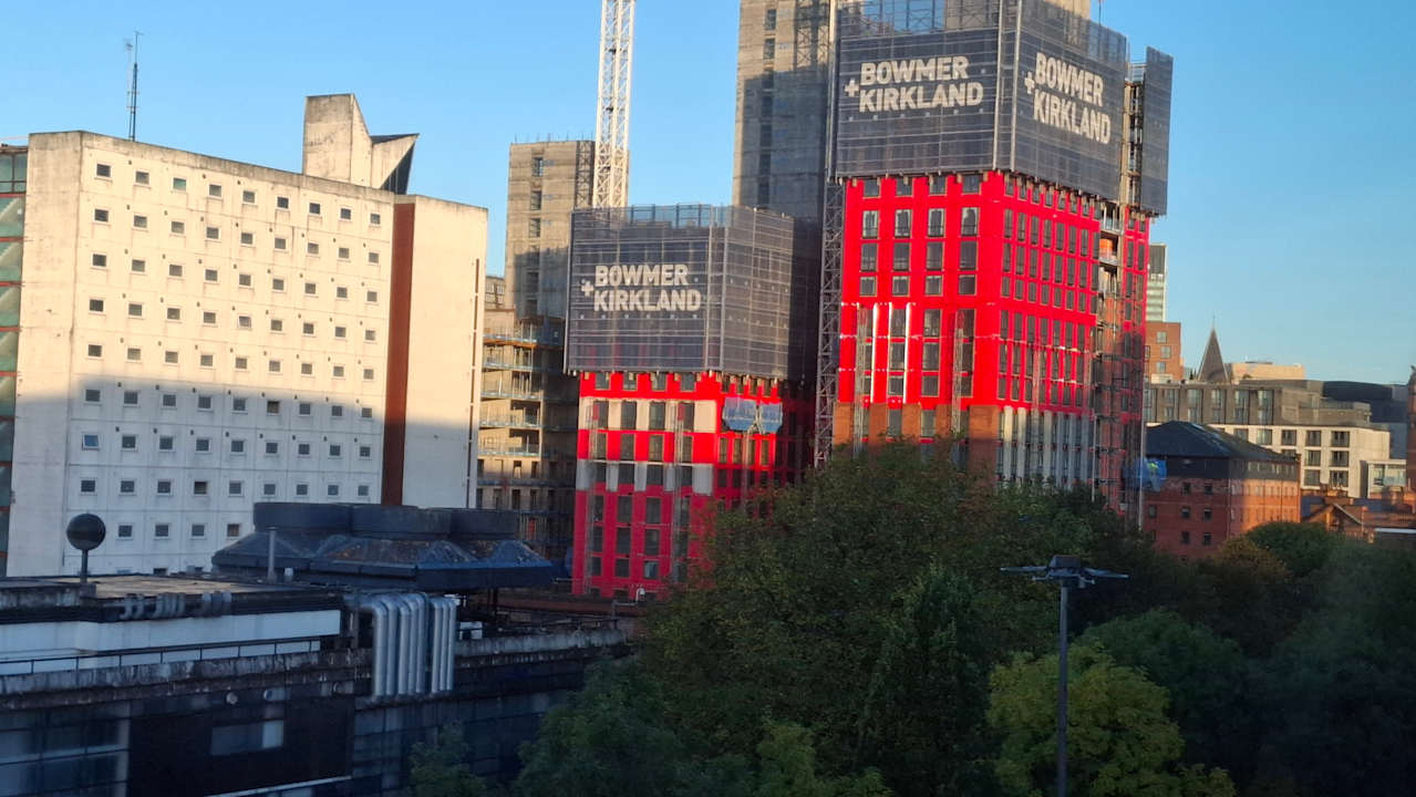 Ausblick Manchester Marriott Hotel Piccadilly