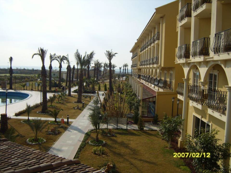 Ausblick von der Terrasse! Belek Beach Resort Hotel