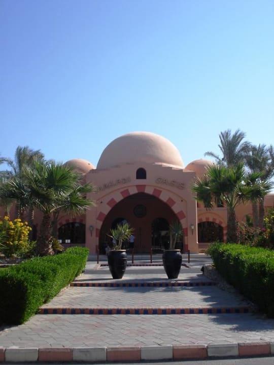 Eingang Makad Oasis Jaz Makadi Oasis Resort