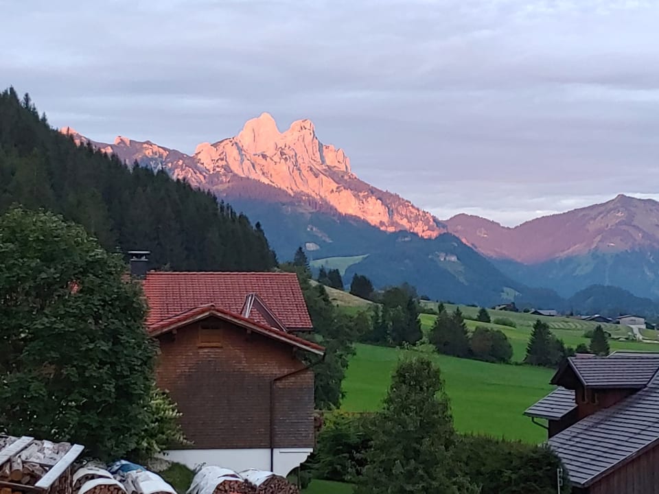 Ausblick Bauernhof Haus Waldesruh