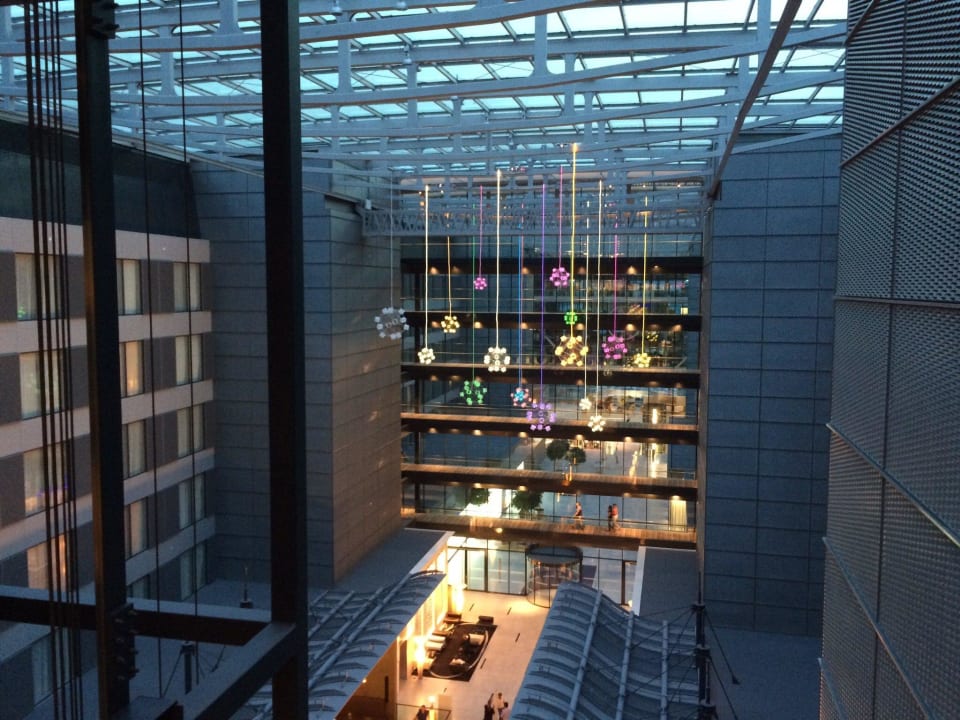 Ausblick ins Hotel Hilton Frankfurt Airport