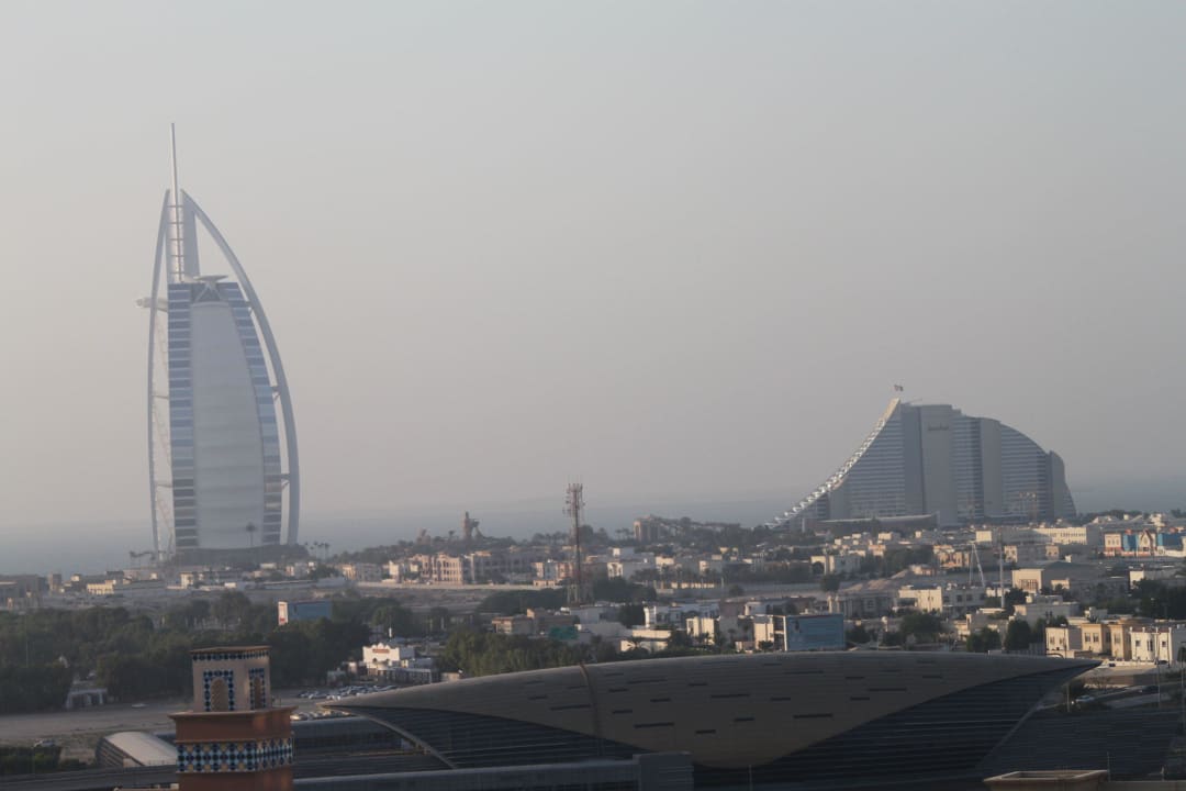Ausblick vom Zimmer Richtung Burj Al Arab Citymax Hotel Al Barsha