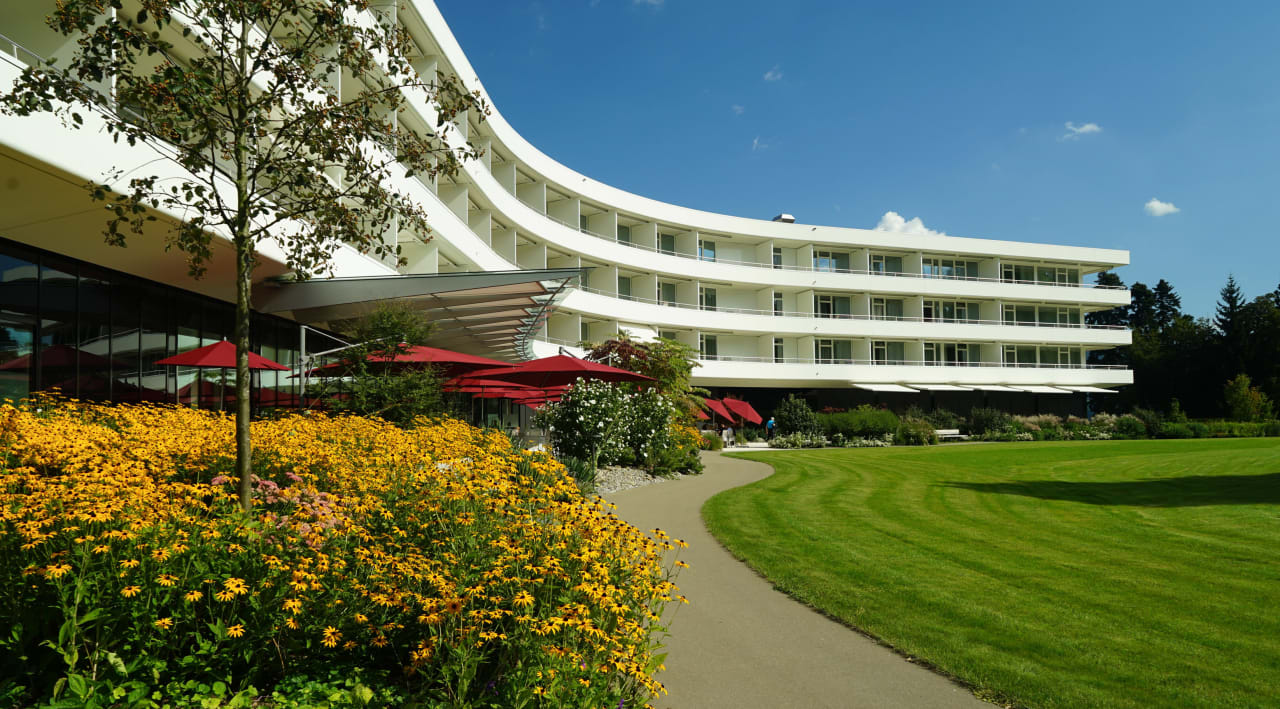 Außenansicht Oberwaid - Das Hotel.