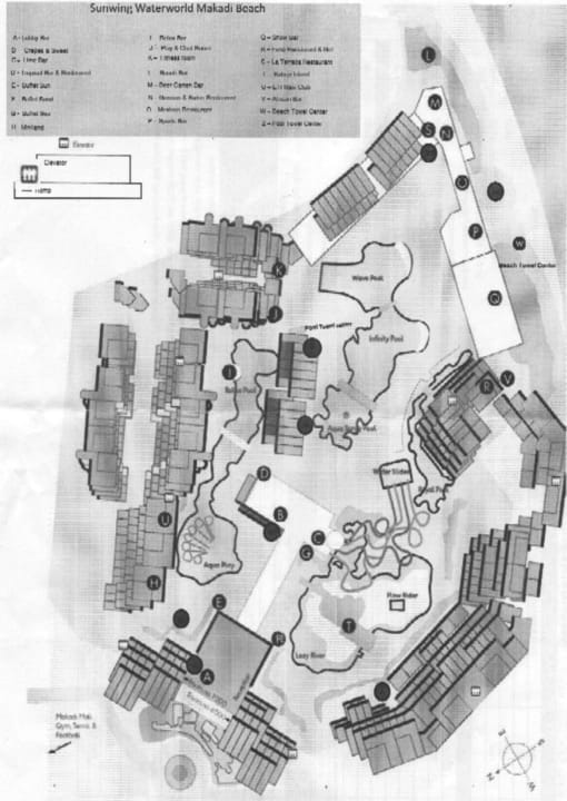 Lageplan Grand Waterworld Makadi