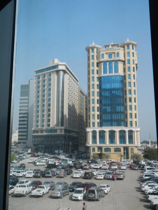 Blick vom Frühstücksbereich Plaza Inn Doha