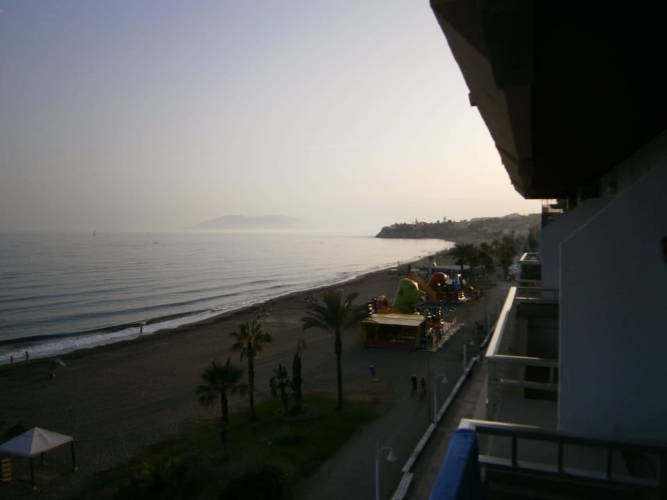 Blick am Abend auf den Strand Hotel Rincon Sol