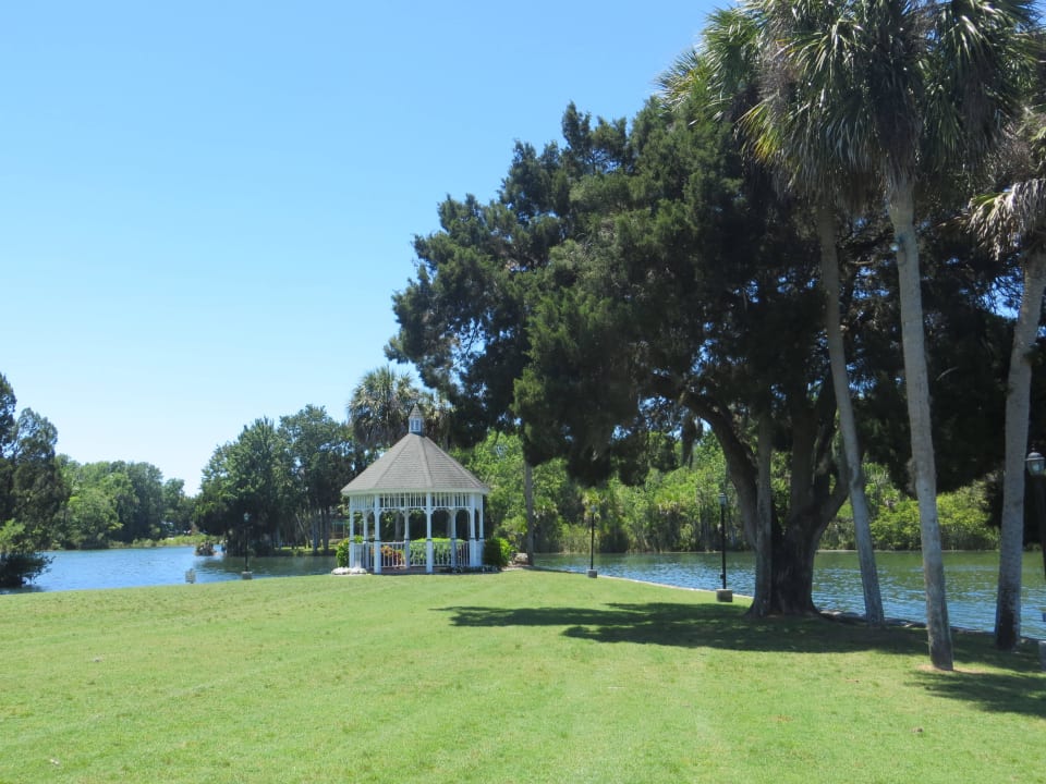 In der Hotelanlage Plantation on Crystal River