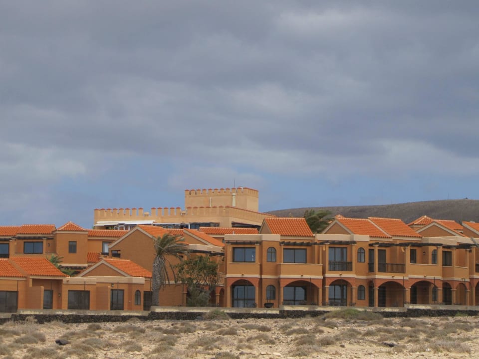 Hotel in La Pared von Steilküste aus gesehen Bakour Fuerteventura La Pared