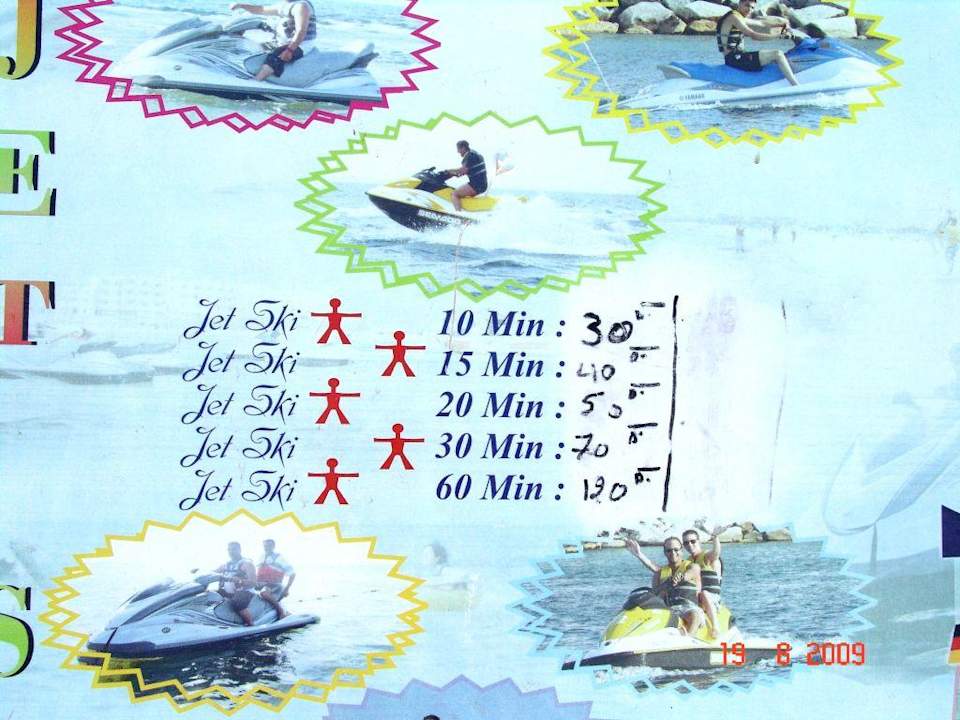 Sporty wodne Ruspina Beach Resort