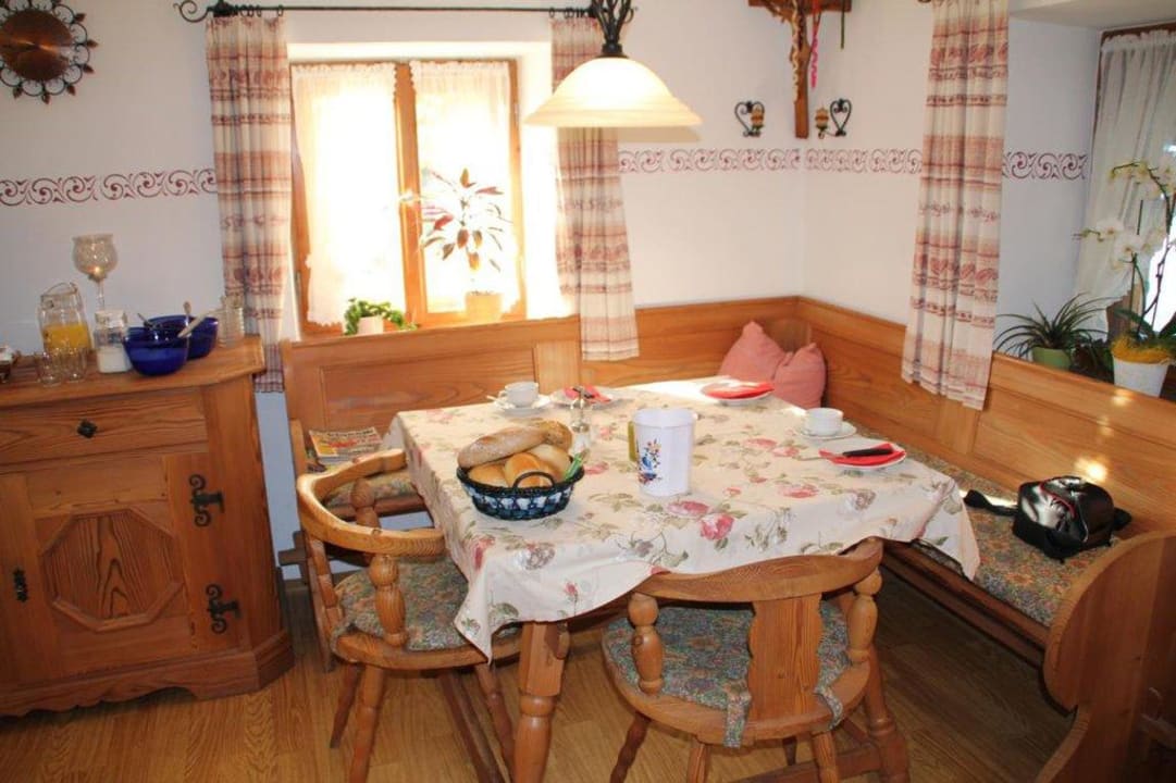 Frühstücks-/Aufenthaltsraum Pension Mooserlehen