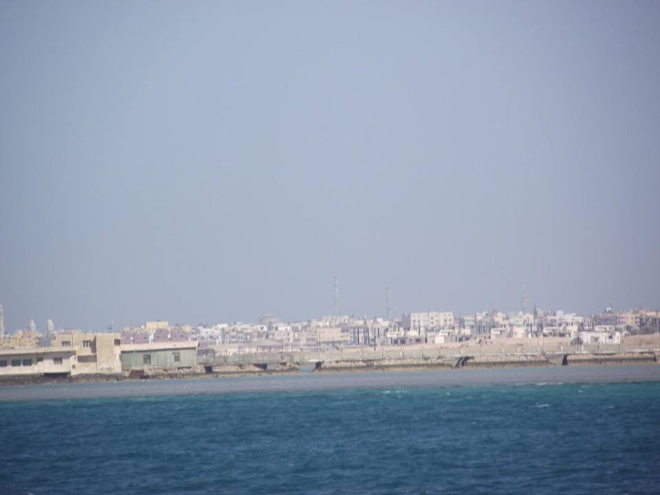 Blick nach links Palm Beach Resort