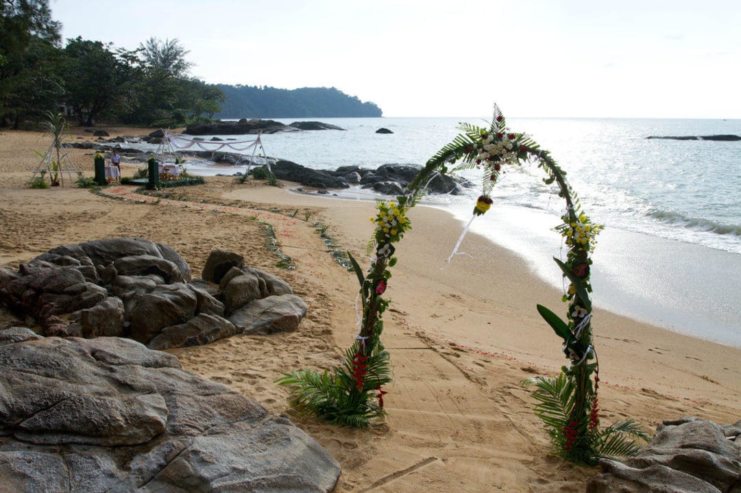 Der Weg zur Trauung Khaolak Laguna Resort