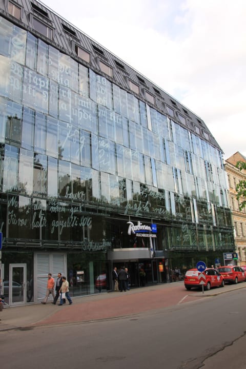 Das Hotel von außen Hotel Radisson Blu Elizabete