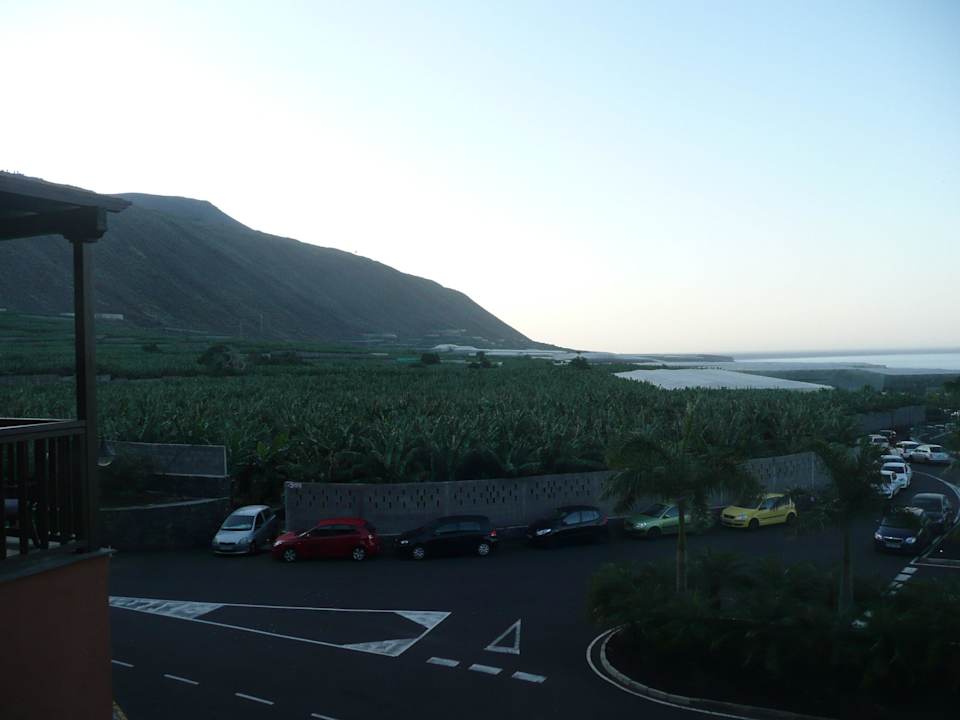 Vom Restaurant auf Bananenplantage La Palma Princess