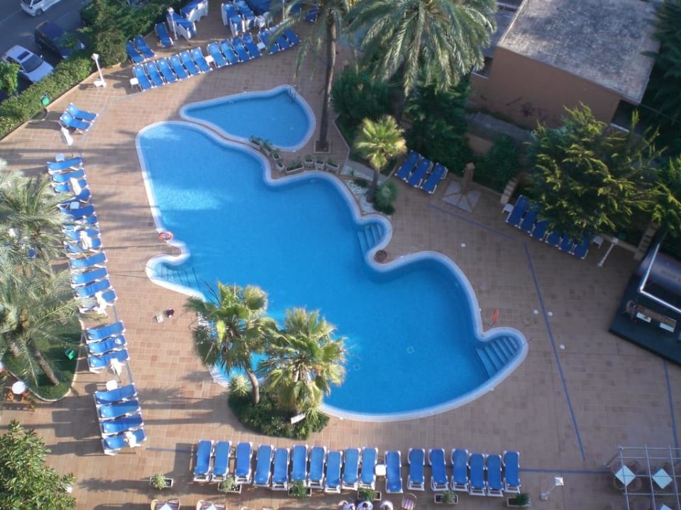 Pool vom Zimmer aus Valentin Reina Paguera