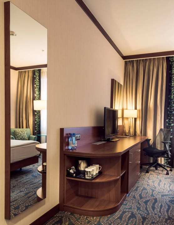 A standard room Hilton Garden Inn Astana