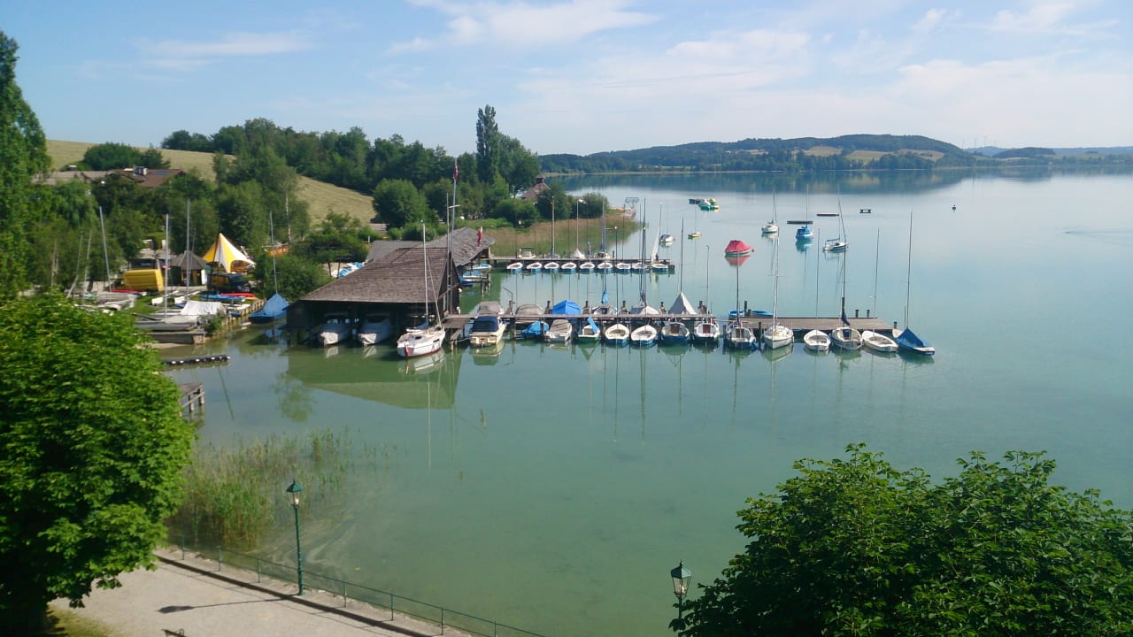 Ausblick Seeside Hotel Seewirt Mattsee