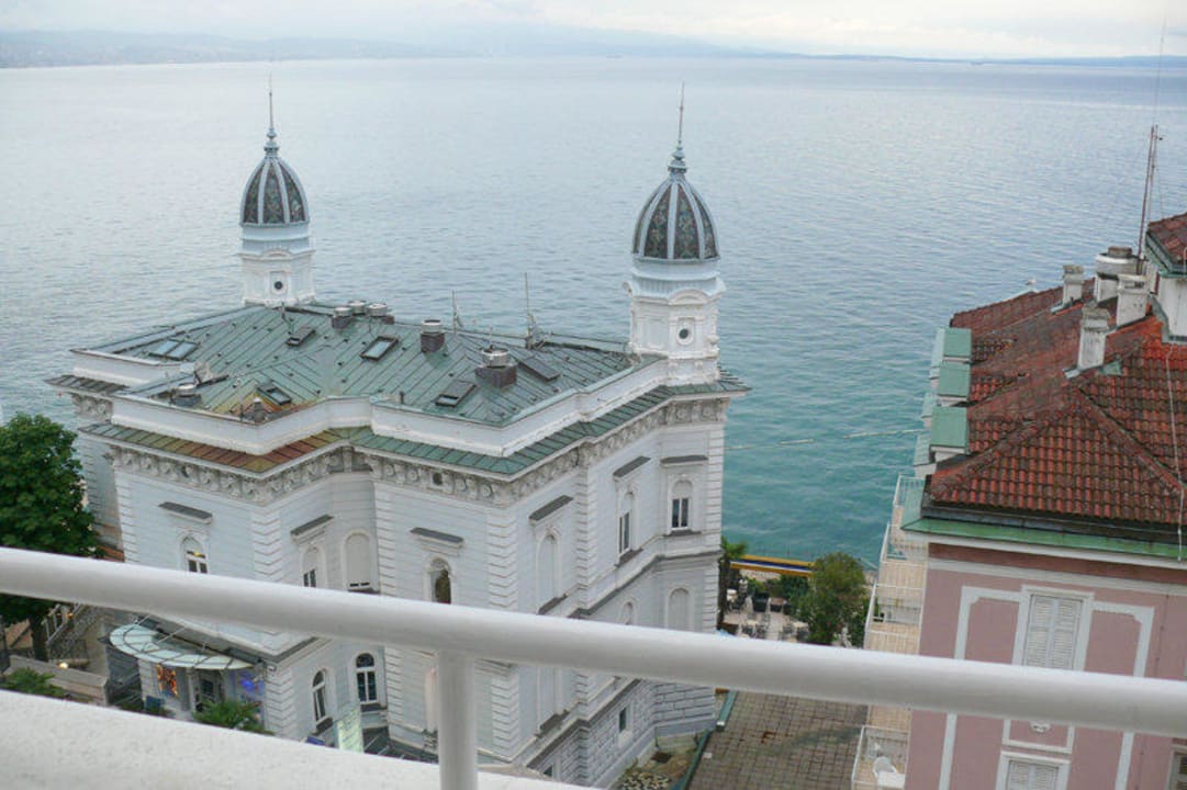 Blick vom Balkon aufs Meer ASTORIA Hotel Opatija