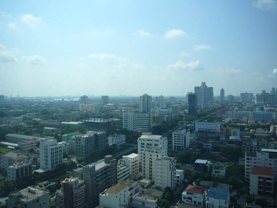 Blick vom Balkon JC Kevin Sathorn Bangkok Hotel