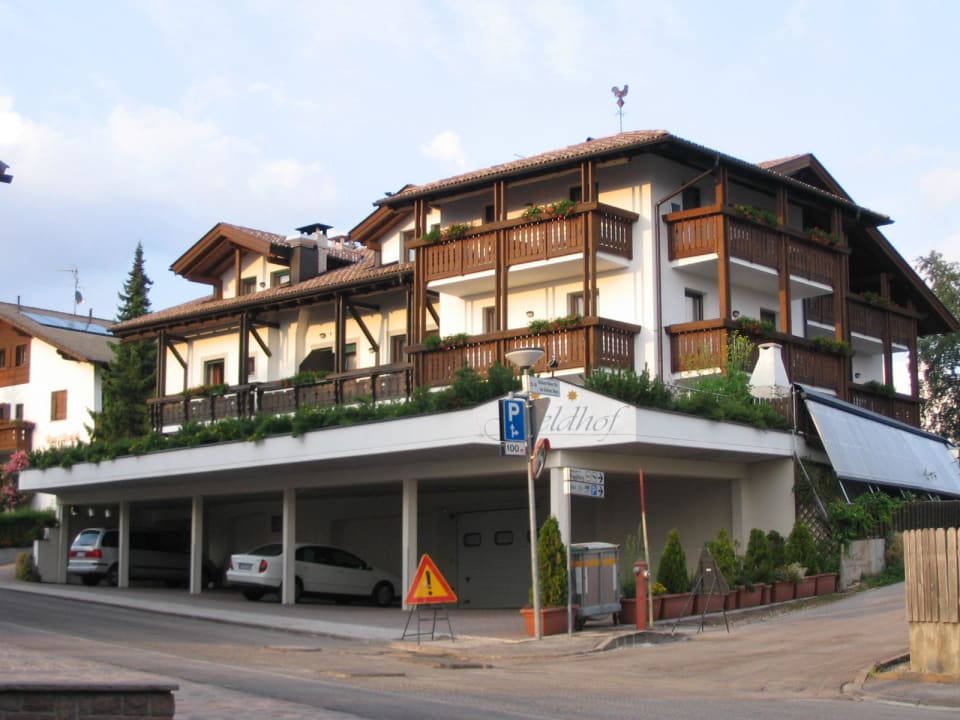 Blick von der Straße auf die Residence Residence Feldhof