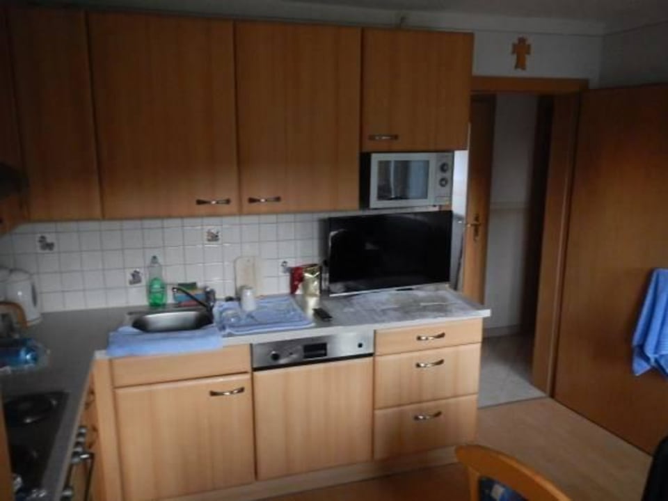 Küche Ferienwohnung Kinderbauernhof Kurz