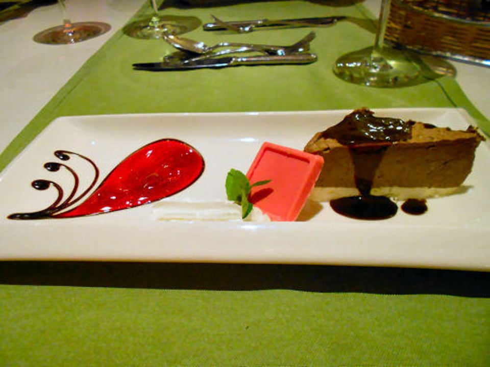 Nachspeise im ital. Restaurante Sunis Evren Beach Resort Hotel & Spa